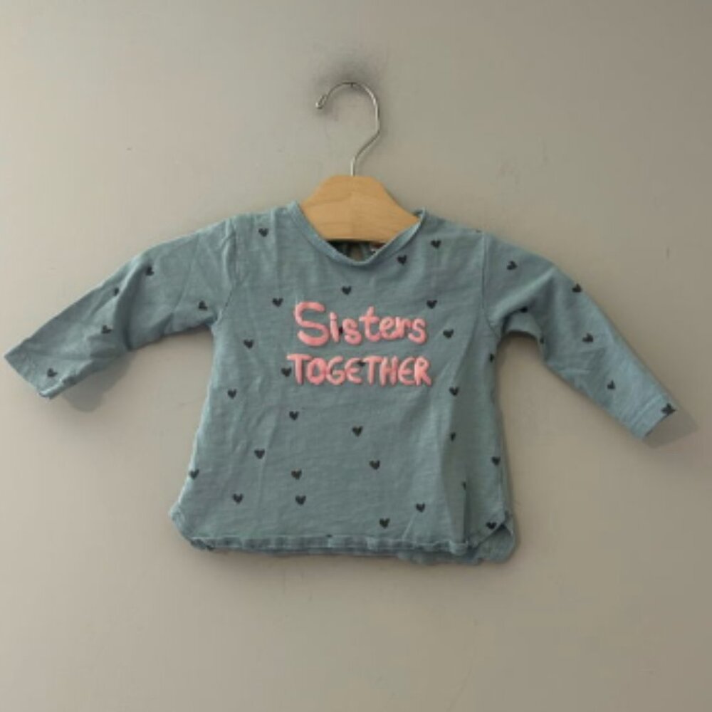 $8 ADD ON Zara tee 3-6M long-sleeve Hanna Andersson Mini Boden Old Navy Baby Gap